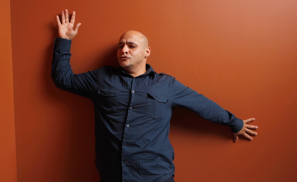 Mike Batayeh of "Detroit Unleaded" poses at the Guess Portrait Studio during the 2012 Toronto International Film Festival.