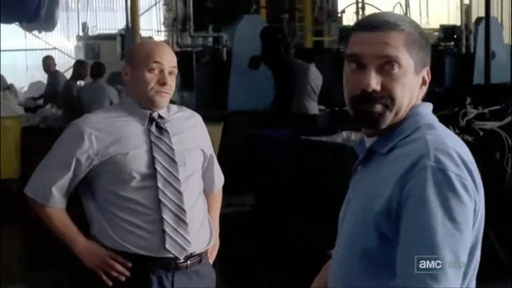 In "Breaking Bad," Batayeh (left) played Markowski, the manager of an industrial laundromat run by drug kingpin Gus Fring, for three episodes in 2011 and 2012