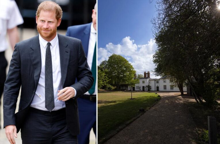 Prince Harry stays at Frogmore Cottage during short visit to UK