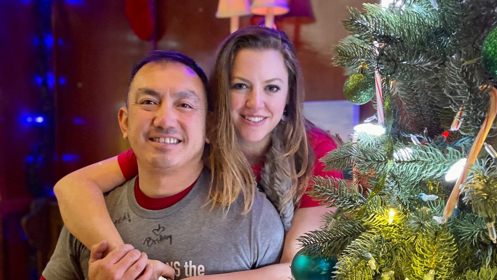 Steven Phan and his wife, Brittany