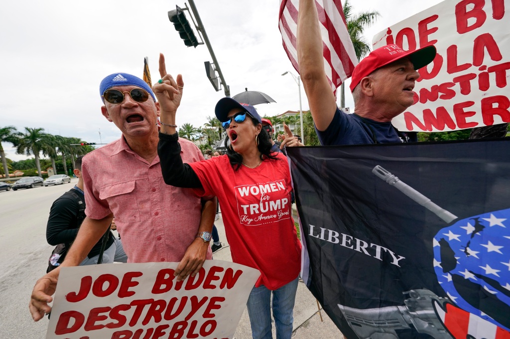 Trump supporters in Miami