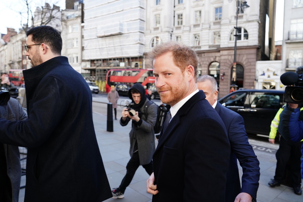 Prince Harry smiling. 