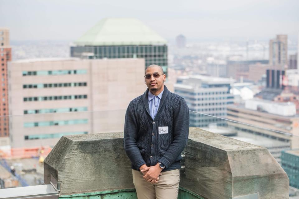 Brandon Jackson on a roof