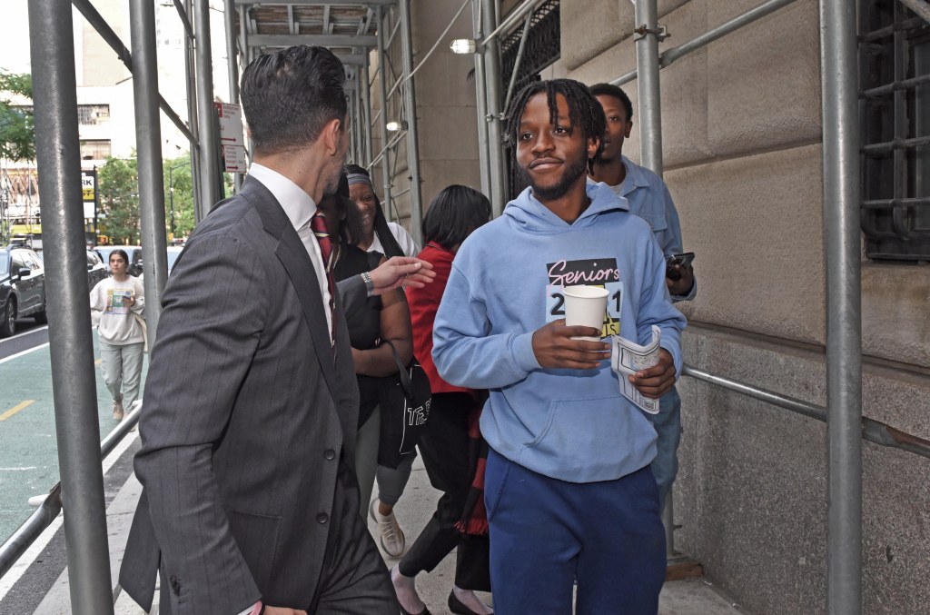 Jordan Williams outside court