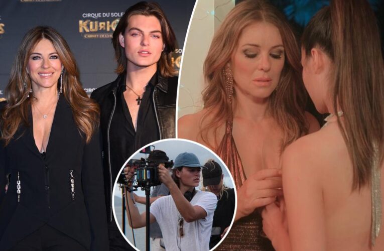 Liz Hurley stars in erotic movie directed by her 21-year-old son