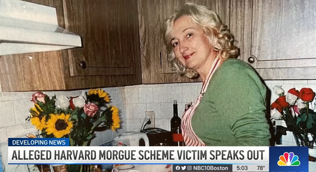 Raya Porter smiles in a kitchen with flowers in an undated photo. 