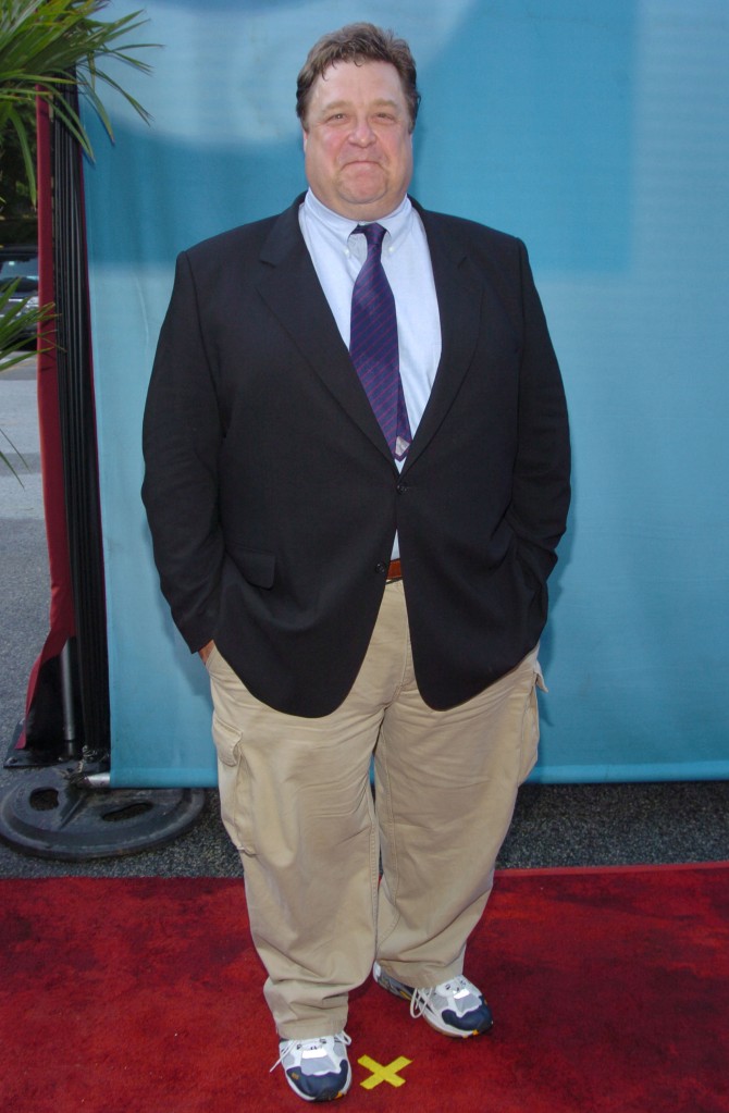 John Goodman on red carpet at heavier weight