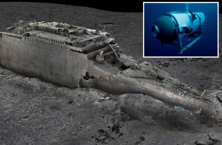 Missing Titanic tourist sub could be stuck in famed shipwreck 12,500 feet underwater