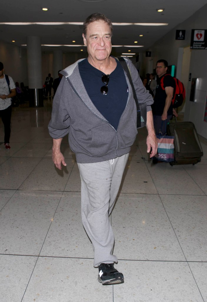 John Goodman walking in Los Angeles