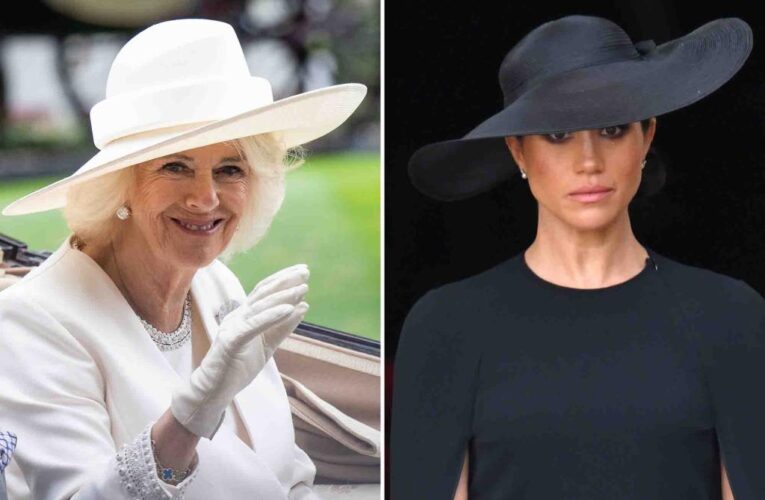 Queen Camilla wears Dior after brand denies Meghan Markle deal