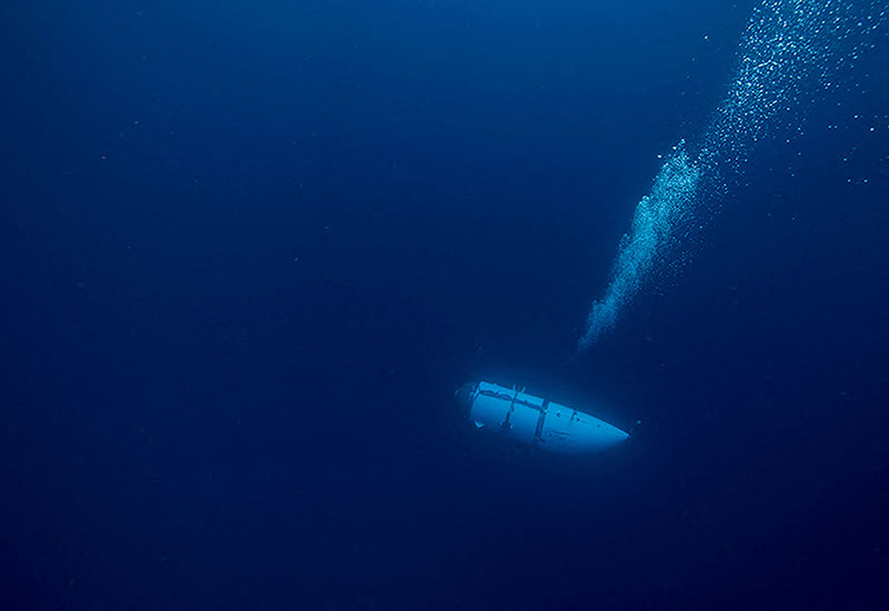 A Titan submersible day trip including dives to the wreck at a depth of 3,800m (12,500ft)