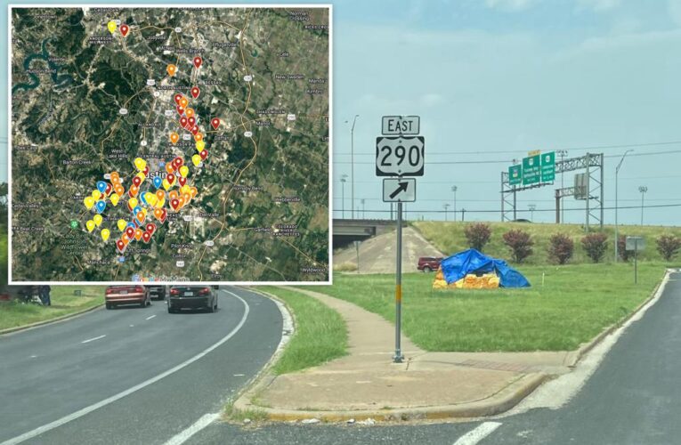 Austin, Texas homeless explosion detailed in shocking map