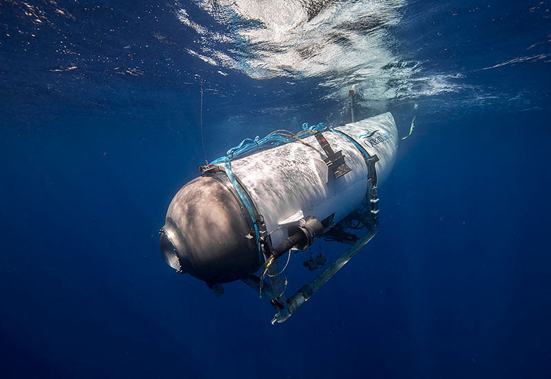 Contact with the Titan was lost just an hour and 45 minutes into its dive on Sunday, the US Coast Guard said. 