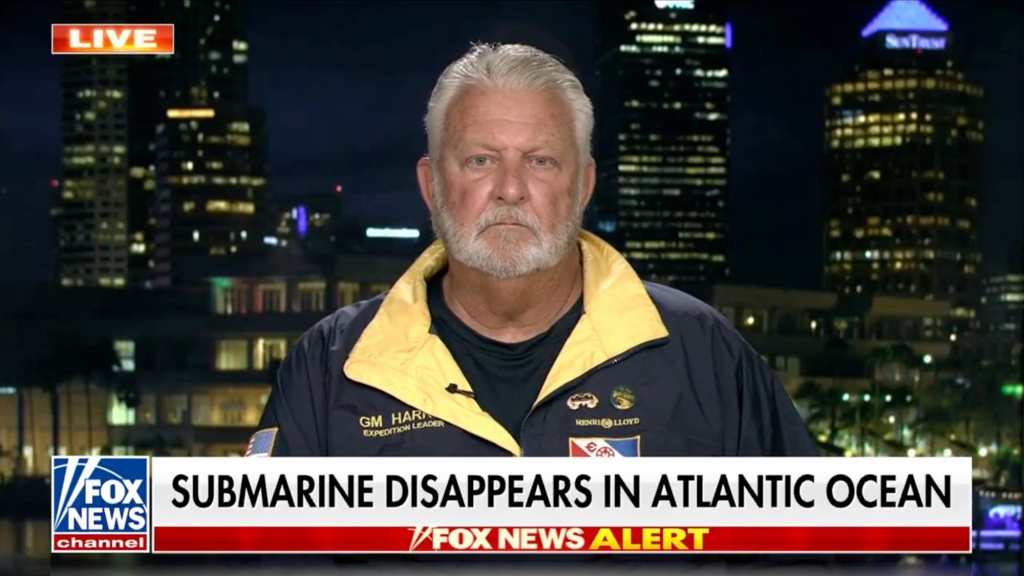 Titanic expedition leader G. Michael Harris spoke about the recent implosion that killed five passengers on Fox News. 