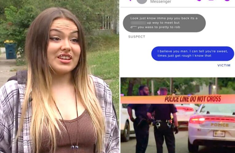 Gunman mugs woman before asking her out on Facebook