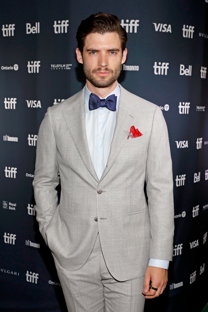 David Corenswet attends the "Pearl" Premiere during the 2022 Toronto International Film Festival. 