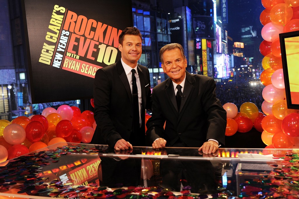 He and Dick Clark hosted alongside each other from 2005 to 2012, when Clark handed off the baton to Seacrest. 