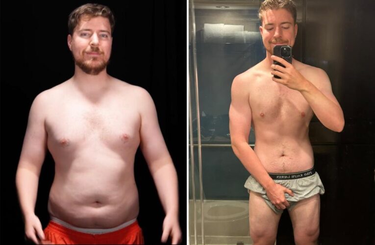 ‘Obese’ MrBeast reveals shocking beach bod transformation