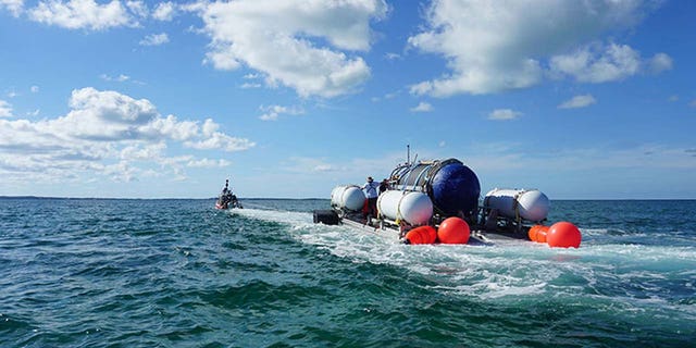 OceanGate Titan above water