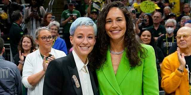 Megan Rapinoe and Sue Bird