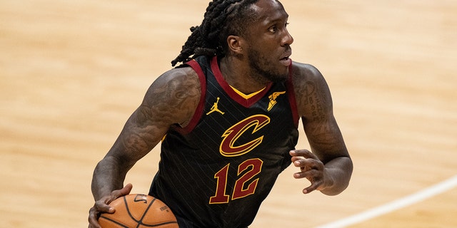 Taurean Prince brings the ball up the court