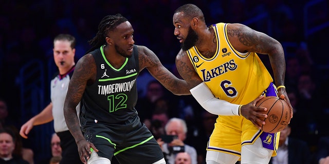 Taurean Prince guards LeBron James