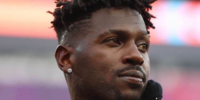 Antonio Brown at the Super Bowl in 2022