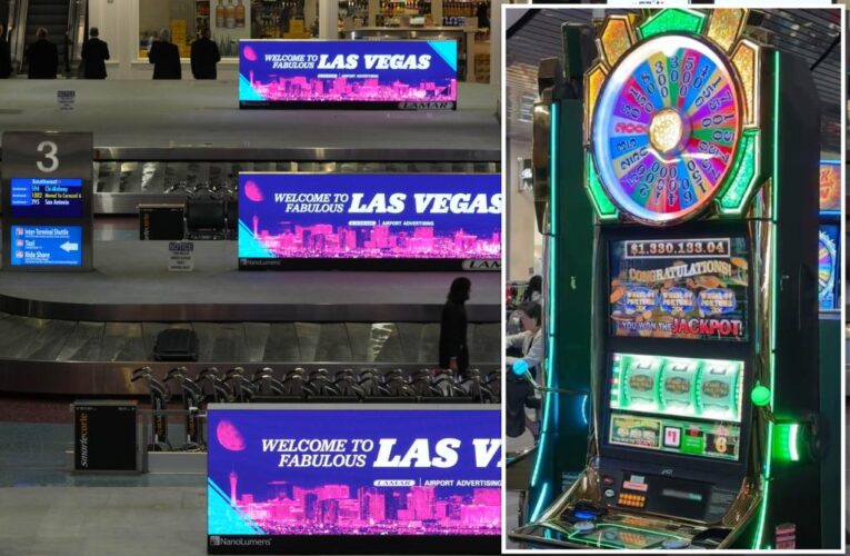 Las Vegas airport traveler wins $1.3 million jackpot on slot machine