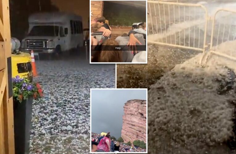 Louis Tomlinson concertgoers pelted by hail at Colorado’s Red Rocks