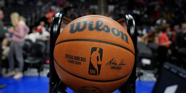 A Wilson basketball