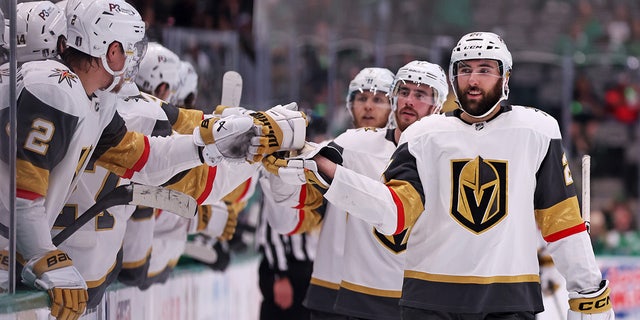 Michael Amadio celebrates goal