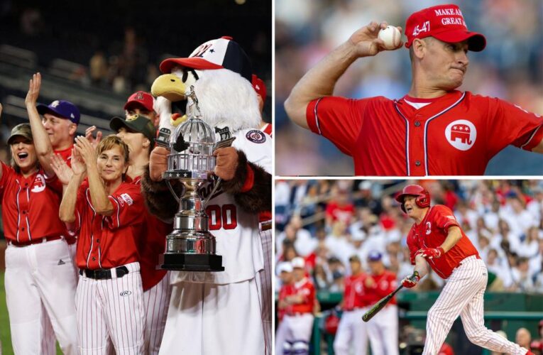 Republicans beat Democrats big for a third year in a row at Congressional Baseball Game