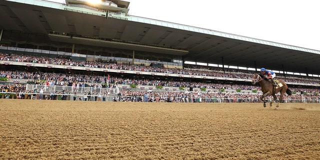 Belmont Park race track 