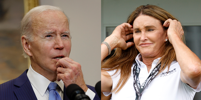 Joe Biden and Caitlyn Jenner