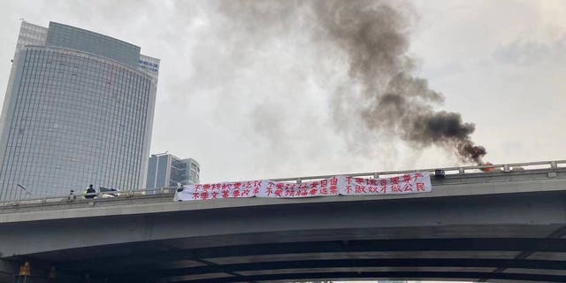 Bridge Man protest