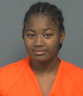 Kiara Beale, 21, was the other suspect arrested for her involvement in the 7-Eleven brawl.