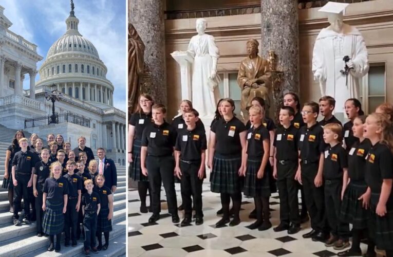 SC children’s choir stopped by Capitol Police while singing national anthem