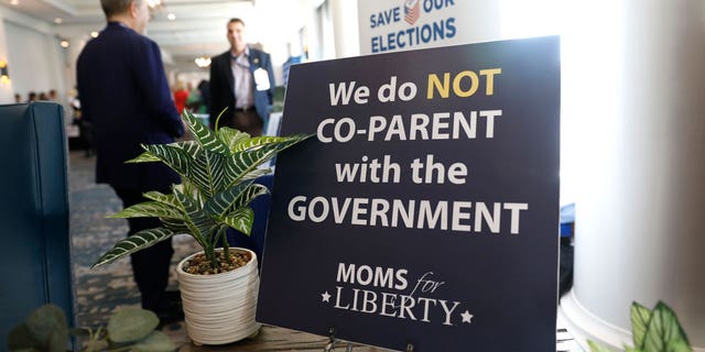 Moms for Liberty sign