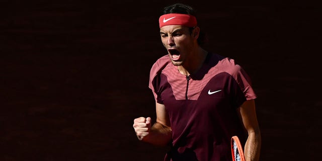 Taylor Fritz during match