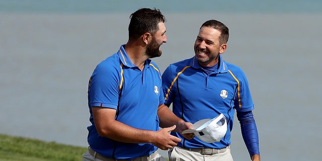 Rahm and Sergio at Ryder Cup