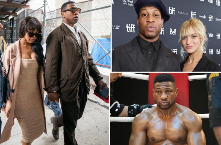‘Creed III’ actor Jonathan Majors totes new girlfriend to court
