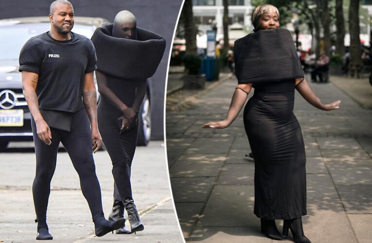 I wore Kanye West’s wife’s ‘condom’ dress in NYC — here’s what happened