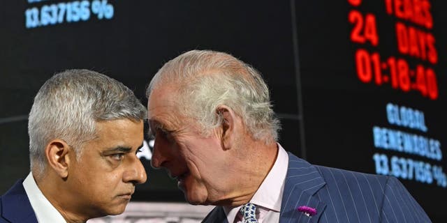 Sadiq Khan and King Charles III