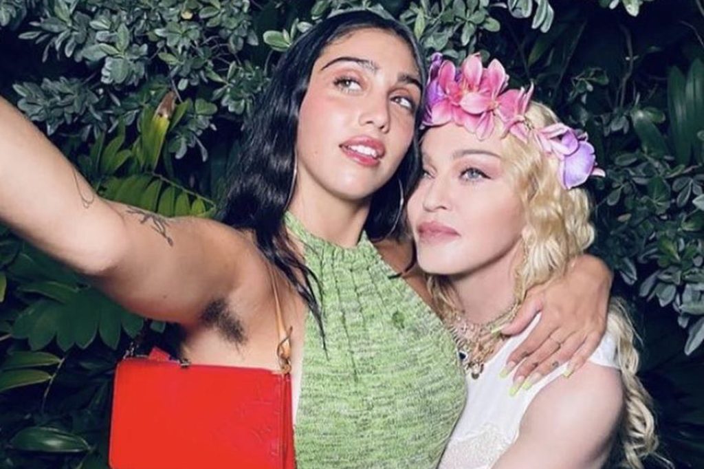 Madonna's daughter, Lourdes, has been by her famous mom's bedside.