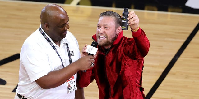 Conor McGregor at Heat game