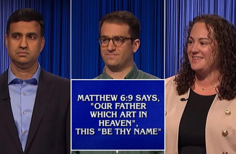 ‘Jeopardy!’ contestants fail to answer Bible clue about ‘Our Father’