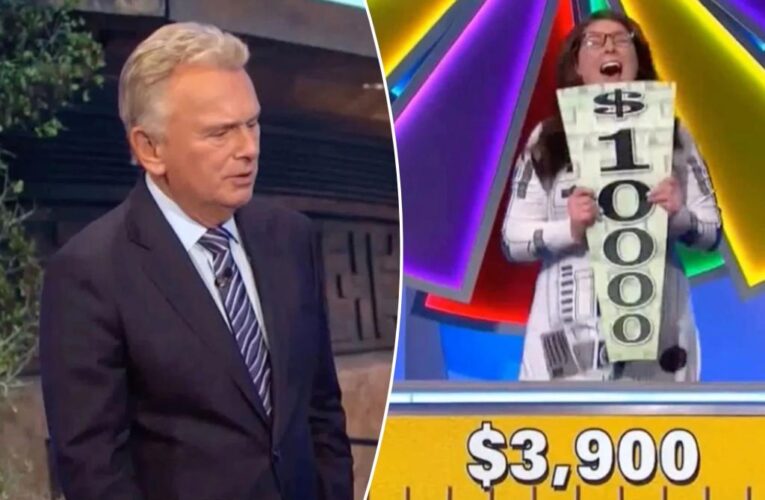 Pat Sajak mocks contestant’s high-pitched scream after big win