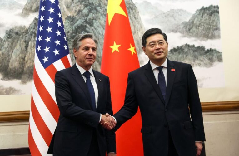 Blinken begins two day meetings high-stakes mission for US-China tensions