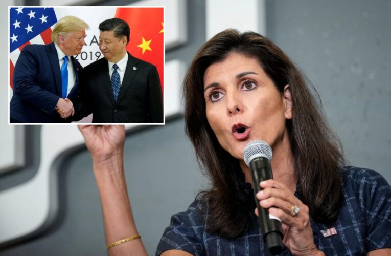 Nikki Haley says Trump showed ‘moral weakness’ trying to befriend Xi