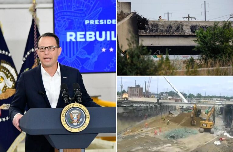 Collapsed Interstate 95 section to reopen in two weeks: Pennsylvania Gov. Josh Shapiro